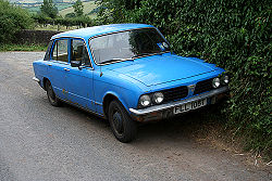 Triumph blue Dolomite car